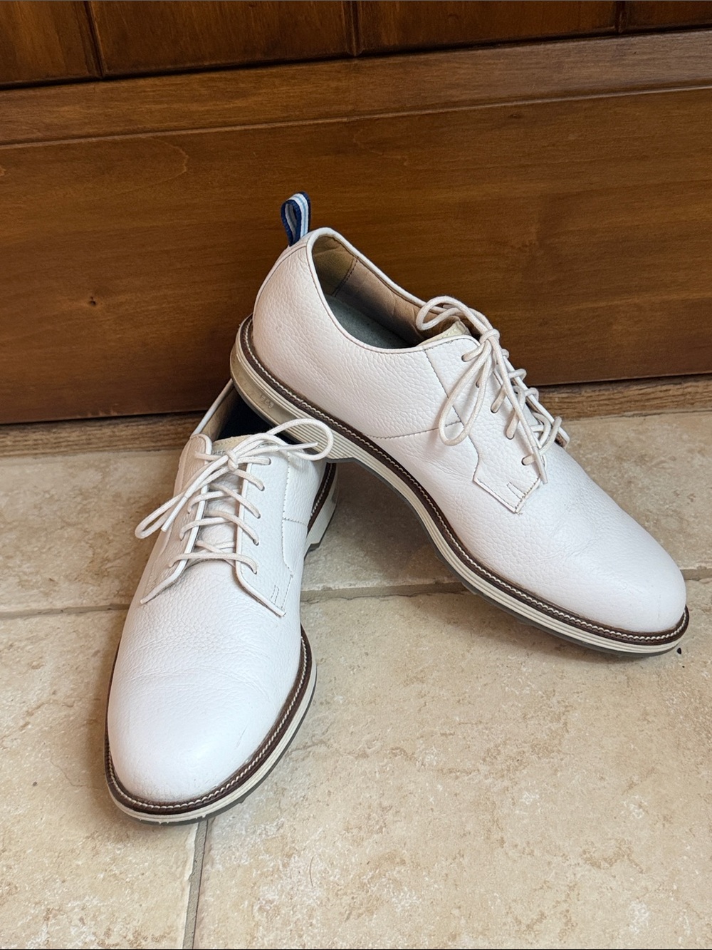 FootJoy DryJoy Premiere Men's White Leather Golf Shoes